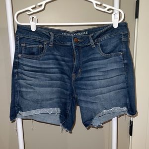 Denim Dark Wash Shorts